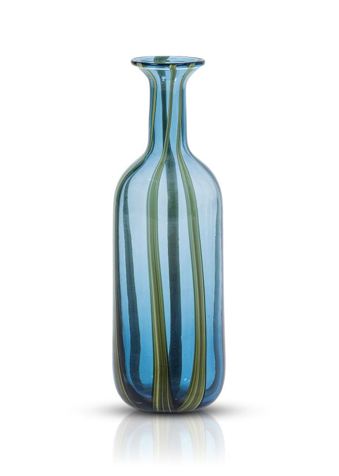 Serenıty Green Blue Vazo 42 x 12 cm