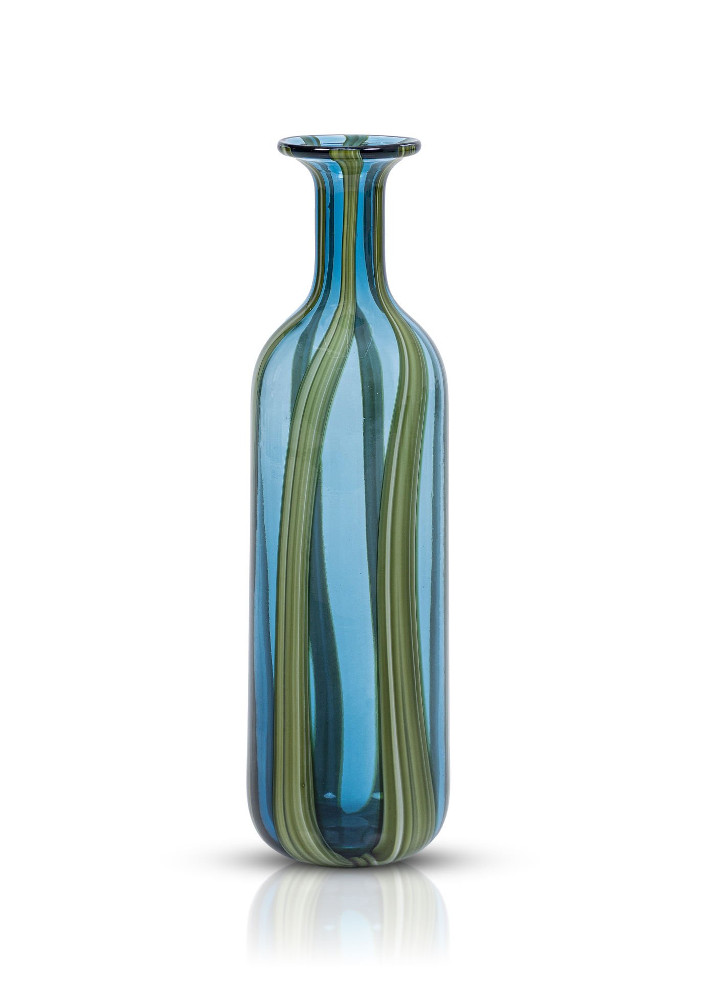 Serenıty Green Blue Vazo 36,5 x 11,5 cm