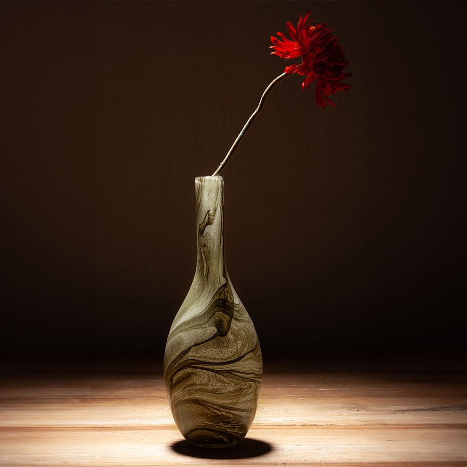 Serenıty Soft Green Vazo 41 x 14 cm
