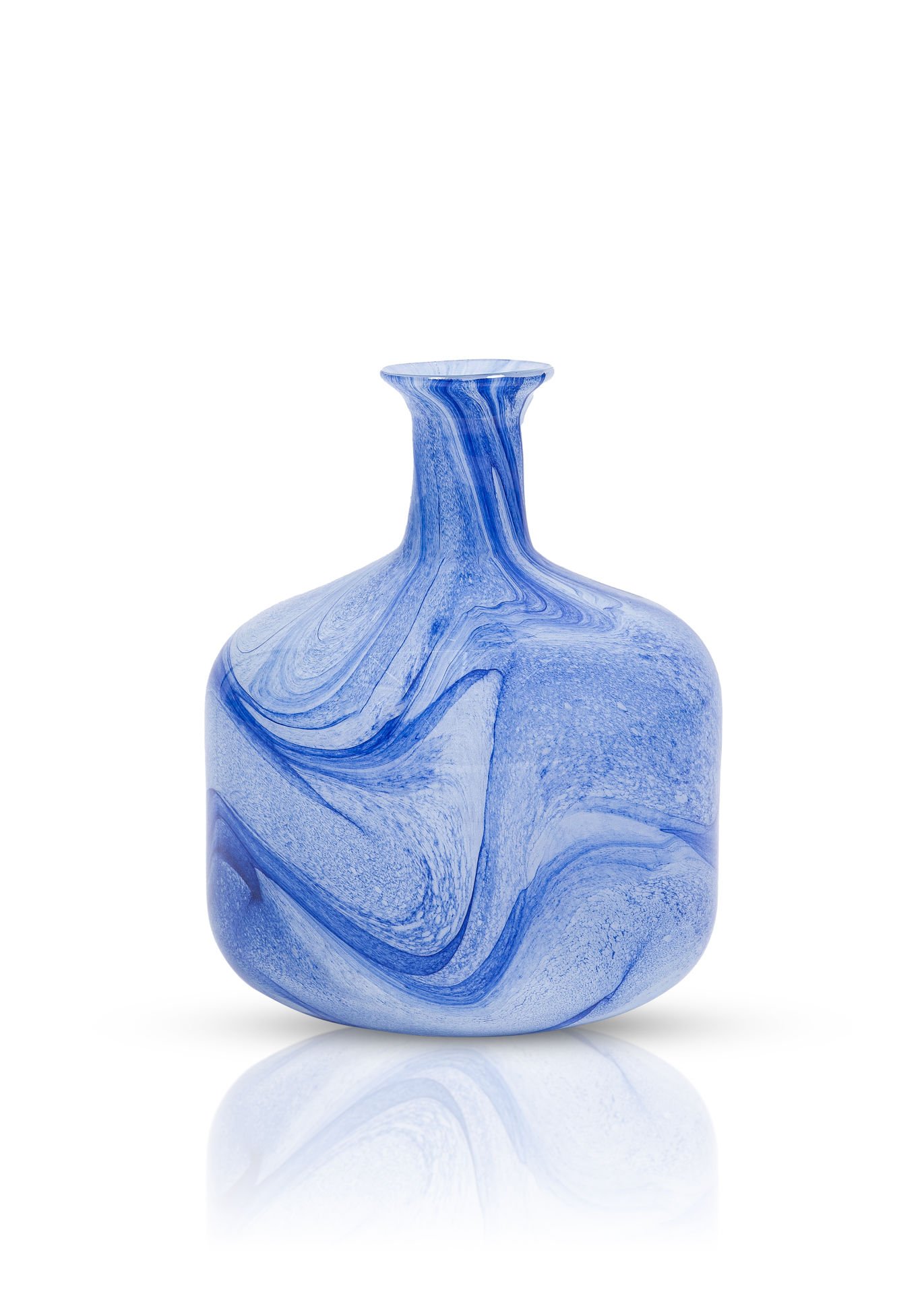 Serenıty Aqua Blue Vazo 24 x 18 cm