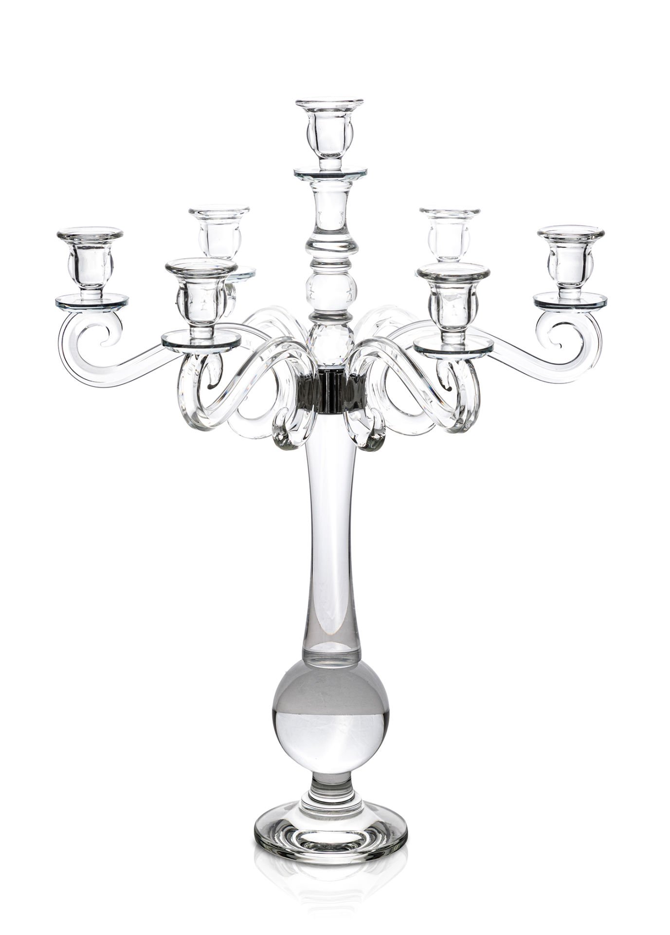 Santa Rosa 7 Kollu Şamdan 60 cm