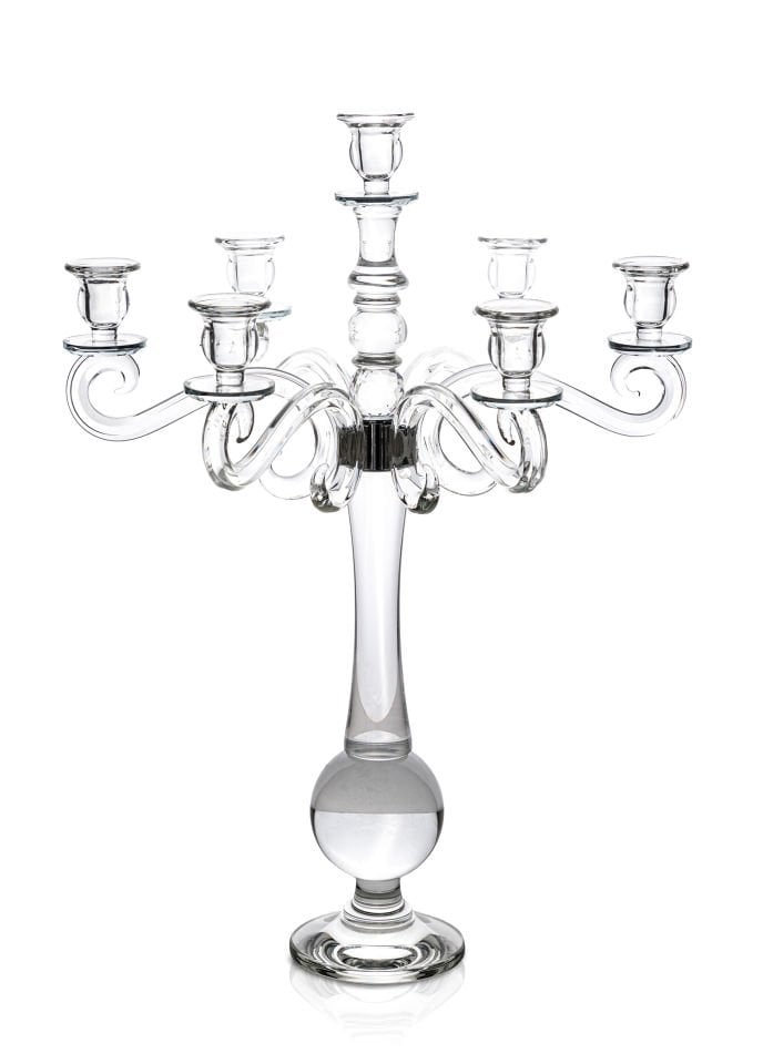 Santa Rosa 7 Kollu Şamdan 60 cm