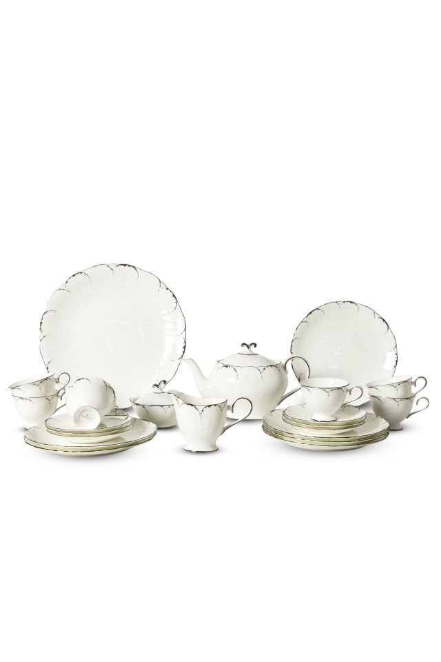 Tiffany Platin Çay Seti 24 Parça