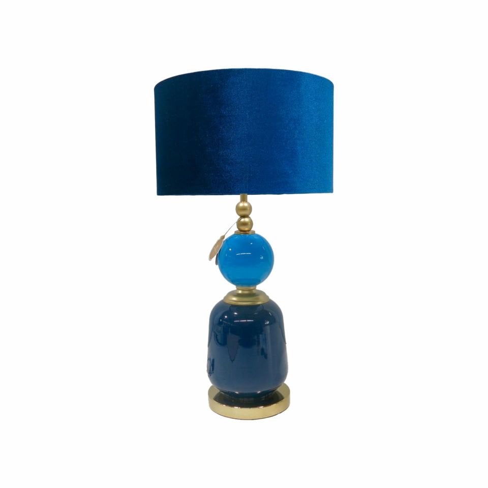 Ella Blue Abajur 56 cm