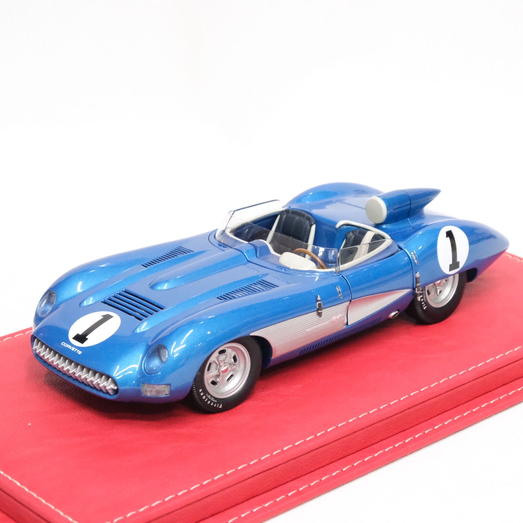 1:18 Chevrolet Corvette SS No 1 1957 Blue Met - Autoart