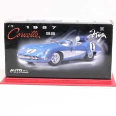 1:18 Chevrolet Corvette SS No 1 1957 Blue Met - Autoart