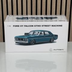1:18 Ford XY Falcon GTHO Street Machine Metallic Blue - Autoart