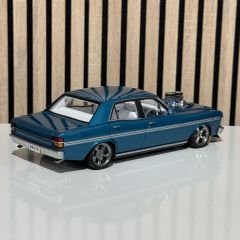 1:18 Ford XY Falcon GTHO Street Machine Metallic Blue - Autoart