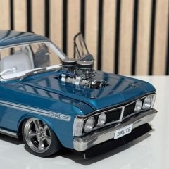 1:18 Ford XY Falcon GTHO Street Machine Metallic Blue - Autoart