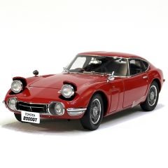1:18 Toyota 2000 GT Coupe Upgraded 1967 Red - Autoart