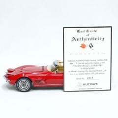 1:18 Chevrolet Corvette C3 Monza Red 1970 - Autoart