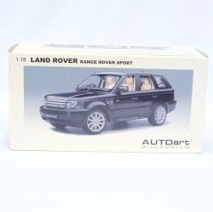 1:18 Land Rover Range Rover Sport 2006 Black - Autoart