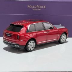 1:18 Rolls-Royce Cullinan Red/Silver - Dealer Edition