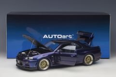 1:18 Nissan Skyline GT-R R34 V Spec II MNP BBS Wheels  - Autoart