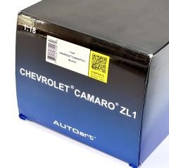 1:18 Chevrolet Camaro ZL1 Coupe 2017 Black - Autoart