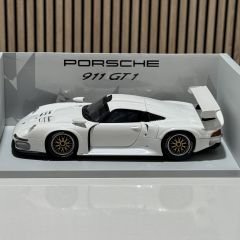 1:18 Porsche 911 GT1 Le Mans Street Version White - UT Models