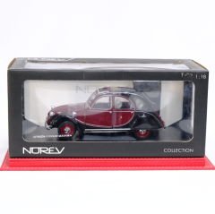 1:18 Citroen 2 CV 6 Charleston 1982 Bordo Siyah - Norev