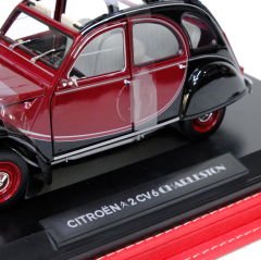 1:18 Citroen 2 CV 6 Charleston 1982 Bordo Siyah - Norev
