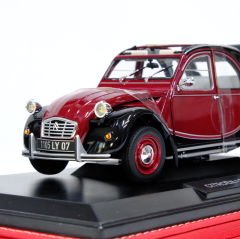 1:18 Citroen 2 CV 6 Charleston 1982 Bordo Siyah - Norev