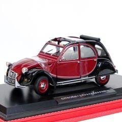 1:18 Citroen 2 CV 6 Charleston 1982 Bordo Siyah - Norev