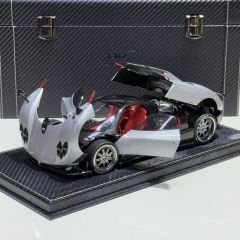 1:18 Pagani Zonda F Grigio Mercurio 2005 Diecast - Almost Real/BBR