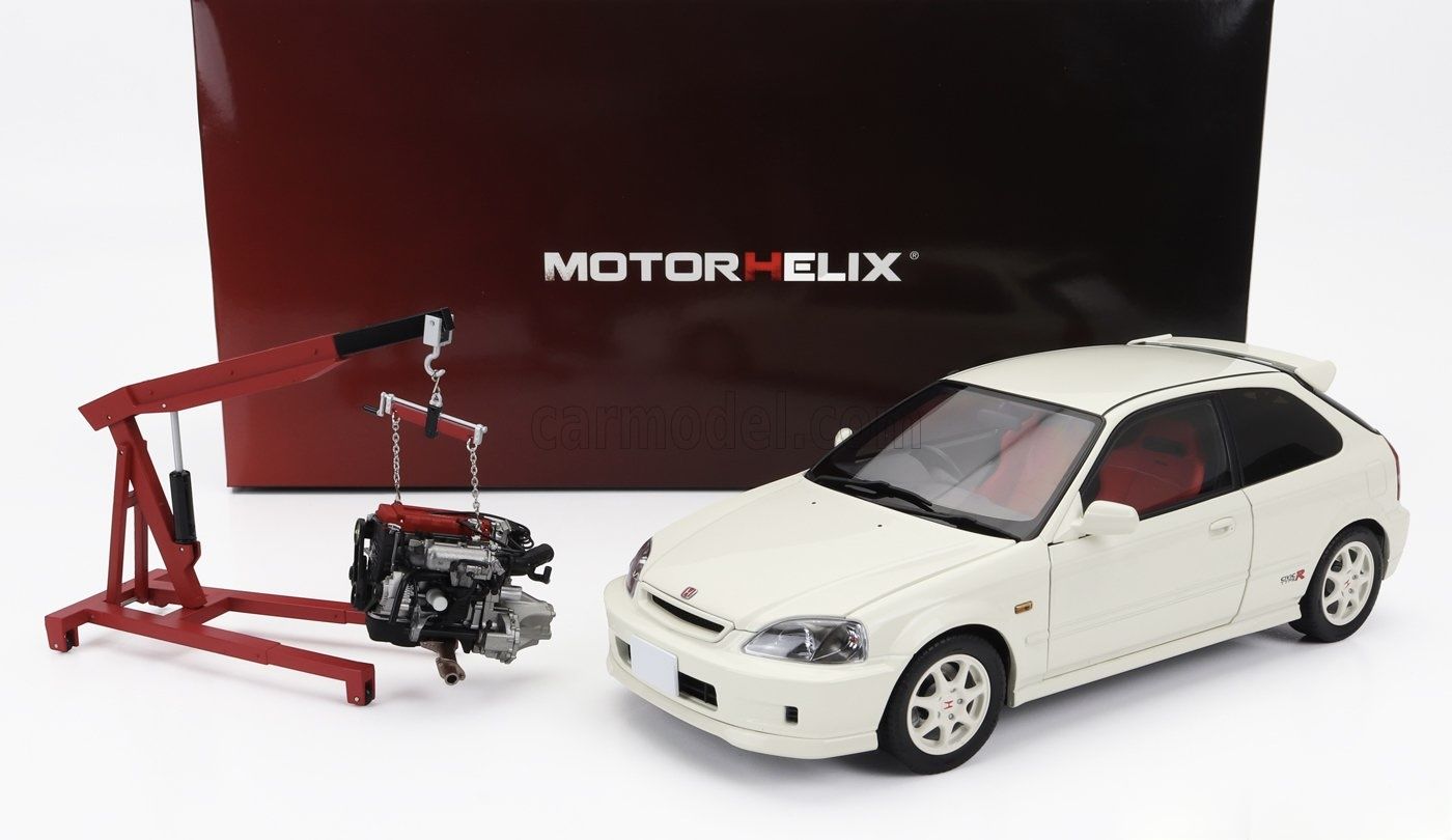 1:18 Honda Civic Type R EK9 Championship White 1999 - Motorhelix