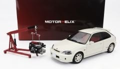1:18 Honda Civic Type R EK9 Championship White 1999 - Motorhelix