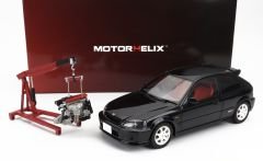 1:18 Honda Civic Type R EK9 Straight Black Pearl 1999-Motorhelix