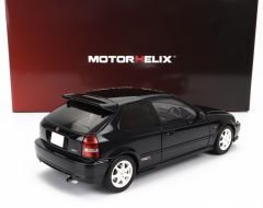 1:18 Honda Civic Type R EK9 Straight Black Pearl 1999-Motorhelix
