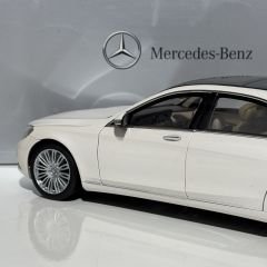 1:18 Mercedes-Benz S Class W222 Diamond White - Norev Dealer