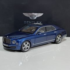 1:18 Bentley Mulsanne Speed Marlin Blue - Kyosho