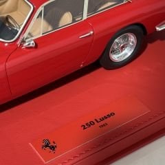 1:18 Ferrari 250 Lusso 1963 Red Base Raceline Özel Üretim - BBR DeLuxe