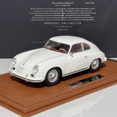 1:18 Porsche 356A White 1955 with Showcase 48 pcs - BBR Models