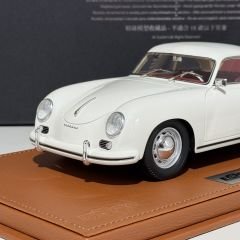 1:18 Porsche 356A White 1955 with Showcase 48 pcs - BBR Models
