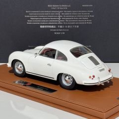 1:18 Porsche 356A White 1955 with Showcase 48 pcs - BBR Models
