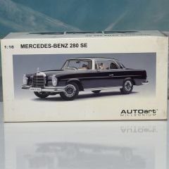 1:18 Mercedes-Benz 280 SE Automatic Coupe Black - Autoart