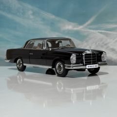 1:18 Mercedes-Benz 280 SE Automatic Coupe Black - Autoart