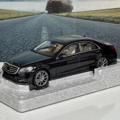 1:18 Mercedes-Benz S Class W222 Facelift MOPF Black-Norev Dealer