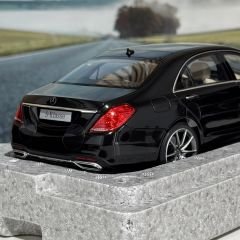 1:18 Mercedes-Benz S Class W222 Facelift MOPF Black-Norev Dealer