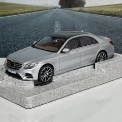 1:18 Mercedes-Benz S Class W222 Facelift MOPF Silver - Norev Dealer