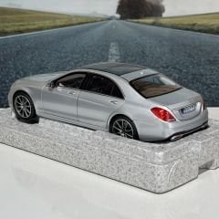 1:18 Mercedes-Benz S Class W222 Facelift MOPF Silver - Norev Dealer