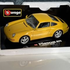 1:18 Porsche 911 Carrera 993 Yellow - Burago