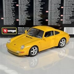 1:18 Porsche 911 Carrera 993 Yellow - Burago