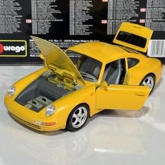 1:18 Porsche 911 Carrera 993 Yellow - Burago