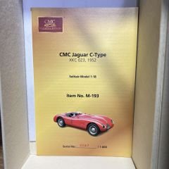 1:18 Jaguar C Type Spider Street Version 1953 Red - CMC