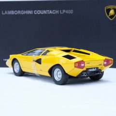 1:18 Lamborghini Countach LP400 Yellow 1970 - Autoart