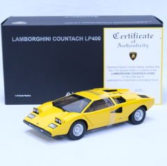 1:18 Lamborghini Countach LP400 Yellow 1970 - Autoart