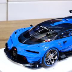 1:18 Bugatti Vision Gran Turismo Carbon Blue 2018 -Autoart