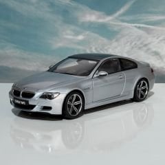 1:18 BMW M6 E63 Coupe Silver - Kyosho