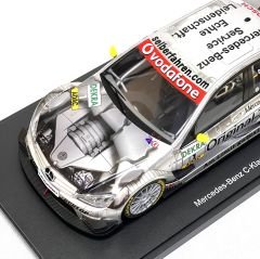 1:18 Mercedes-Benz W204 C Class V8 DTM 2007 Schneider - Autoart
